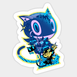 Black Cat Morgana Sticker